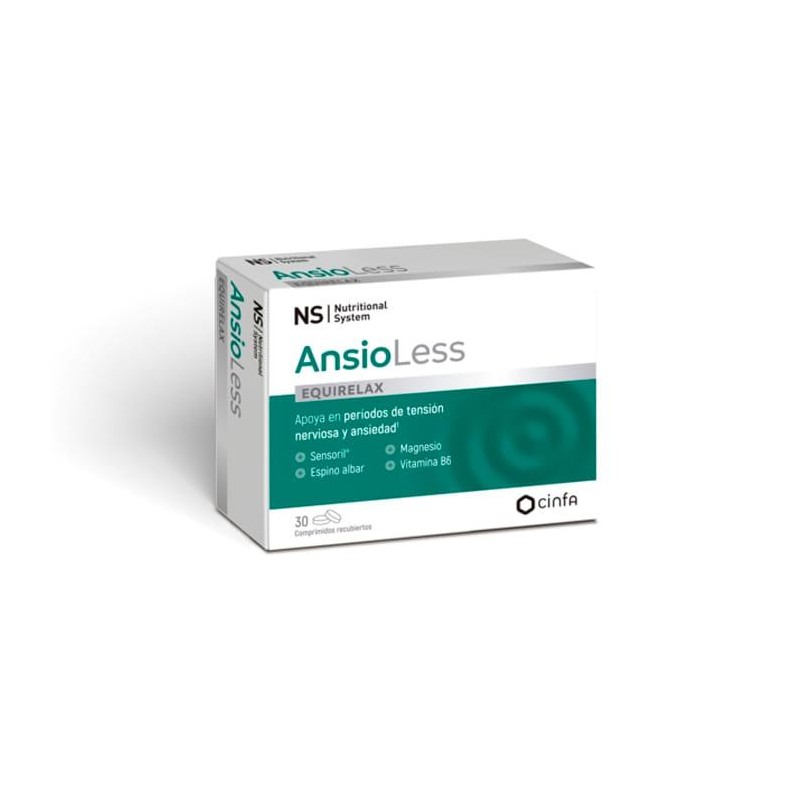 NS EQUIRELAX ANSIOLESS 30 COMPRIMIDOS RECUBIERTOS NS EQUIRELAX ANSIOLESS 30 COMPRIMIDOS RECUBIERTOS