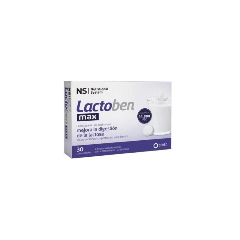 NS LACTOBEN MAX 30 COMPRIMIDOS NS LACTOBEN MAX 30 COMPRIMIDOS
