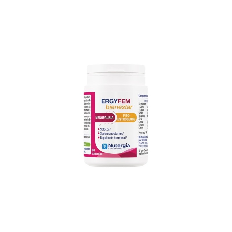 NUTERGIA ERGYFEM BIENESTAR 60 CAPS NUTERGIA ERGYFEM BIENESTAR 60 CAPS