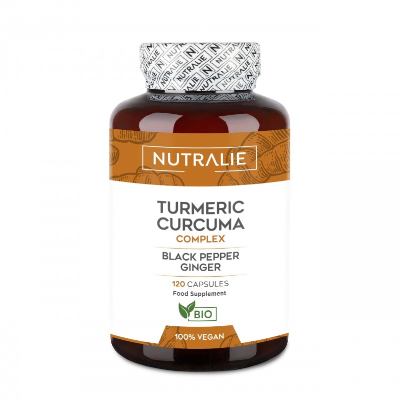 NUTRALIE TURMERIC CURCUMA COMPLEX 120 CAPSULAS NUTRALIE TURMERIC CURCUMA COMPLEX 120 CAPSULAS