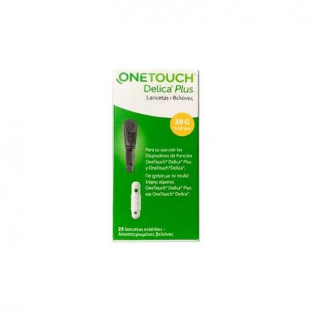  ONETOUCH DELICA PLUS LANCETAS 25 LANCETAS 