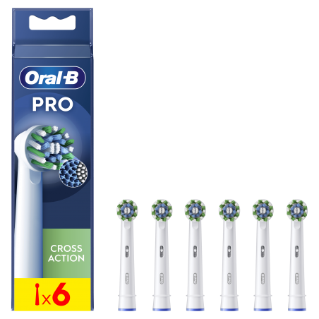  ORAL-B PRO CROSS ACTION RECAMBIO 6 CABEZALES 