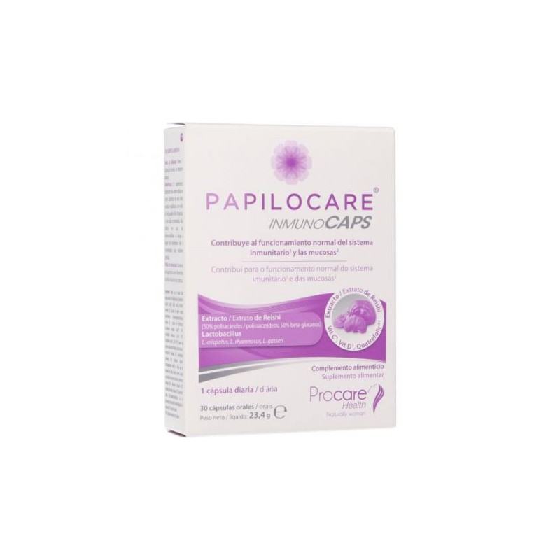 PAPILOCARE INMUNOCAPS 30 CAPSULAS PAPILOCARE INMUNOCAPS 30 CAPSULAS