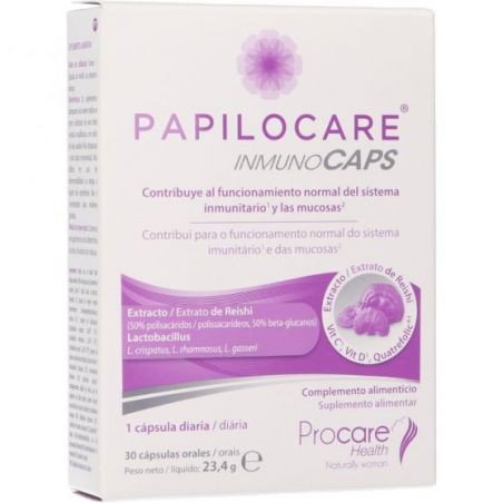  PAPILOCARE INMUNOCAPS 30 CAPSULAS 