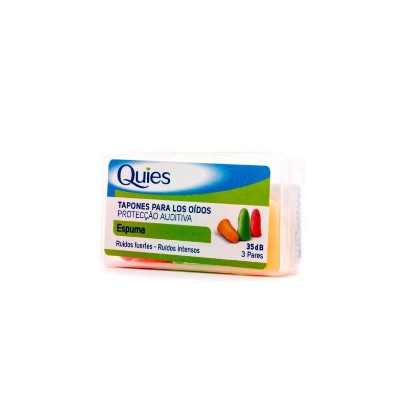 QUIES TAPONES OIDOS ESPUMA 6 UDS