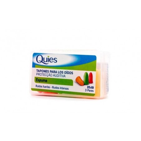  QUIES TAPONES OIDOS ESPUMA 6 UDS 