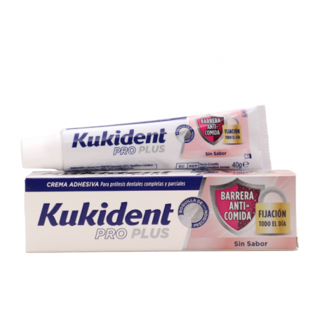  KUKIDENT PRO PLUS BARRERA ANTI-COMIDA SIN SABOR 40 GR 