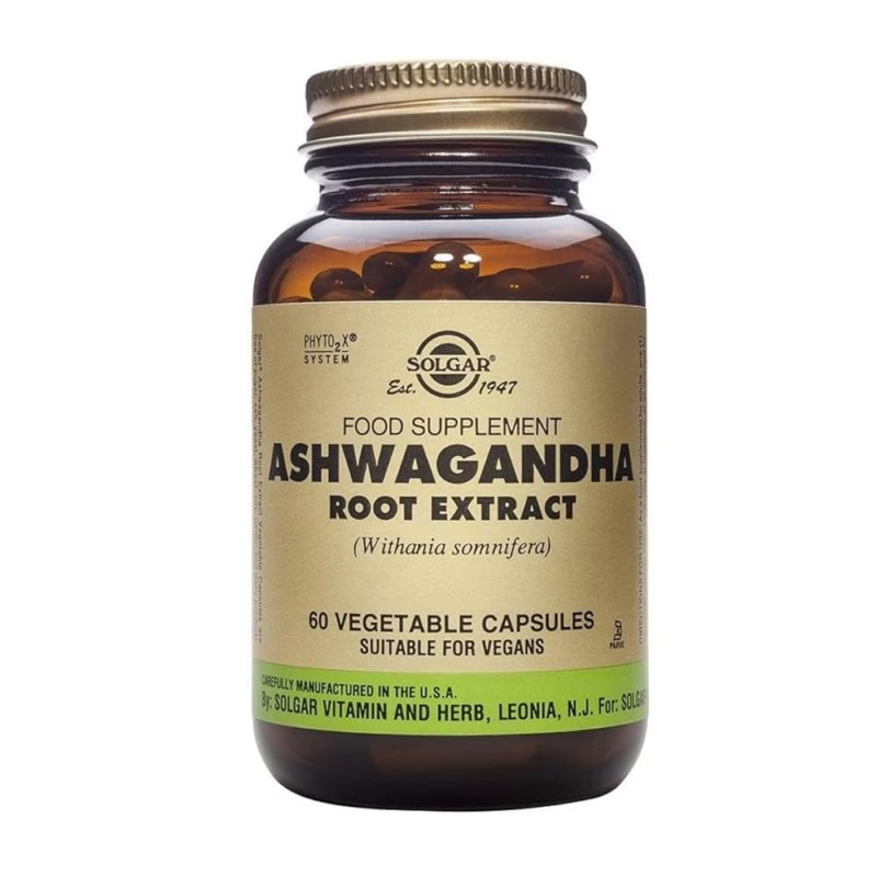 SOLGAR ASHWAGANDHA 60 CAP
