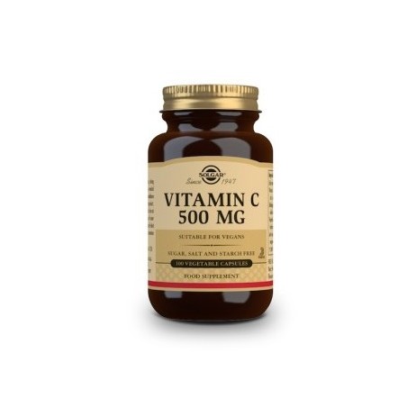  SOLGAR VITAMIN C 500MG 100 CAPSULAS 