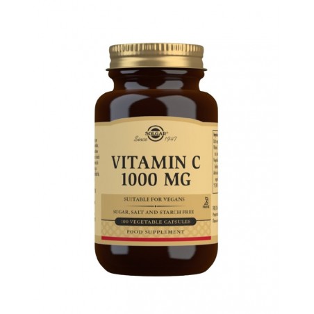  SOLGAR VITAMINA C 1000 MG 100 CAPSULAS VEGETALES 
