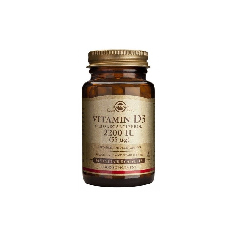 SOLGAR VITAMINA D3 2.200 UI 50 CAPSUL SOLGAR VITAMINA D3 2.200 UI 50 CAPSUL