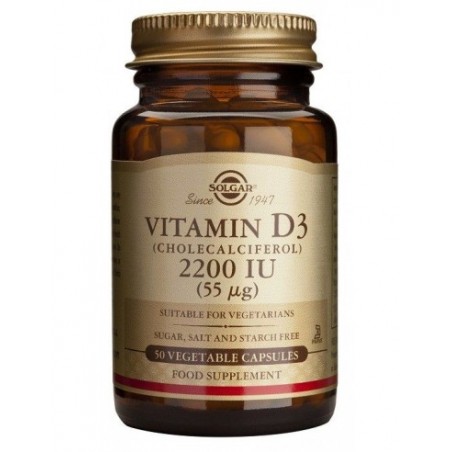  SOLGAR VITAMINA D3 2.200 UI 50 CAPSUL 