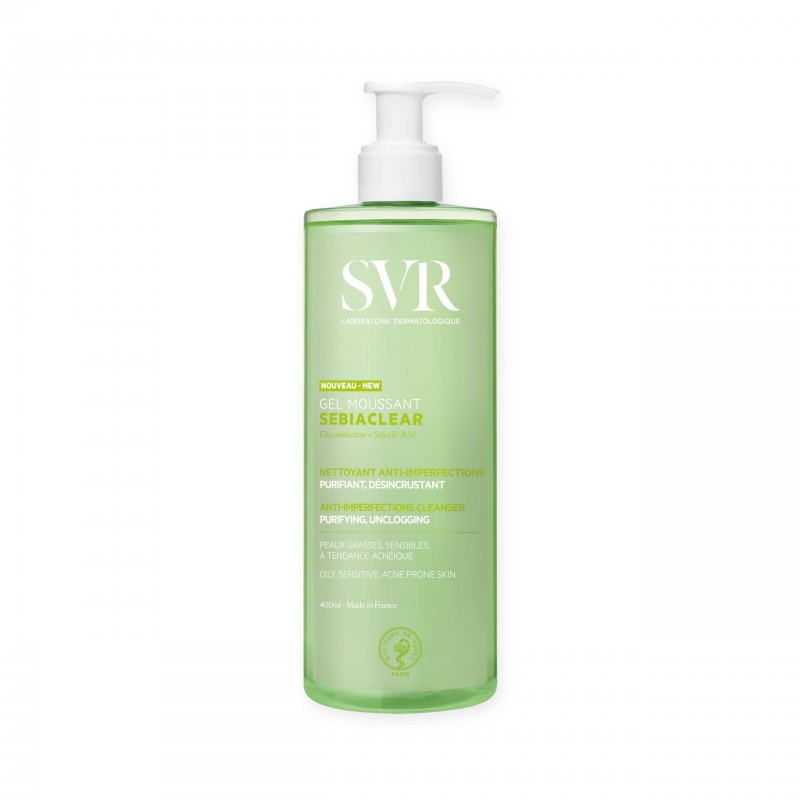 SVR SEBIACLEAR MOUSSANT GEL 400 ML SVR SEBIACLEAR MOUSSANT GEL 400 ML