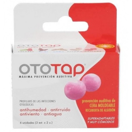  TAPONES OIDOS OTOTAP CERA 6 UDS 