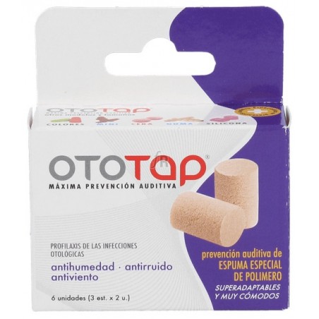  TAPONES OIDOS OTOTAP ESPUMA 6 UDS 