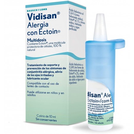  VIDISAN ALERGIA CON ECTOIN COLIRIO MULTIDOSIS 10 ML 
