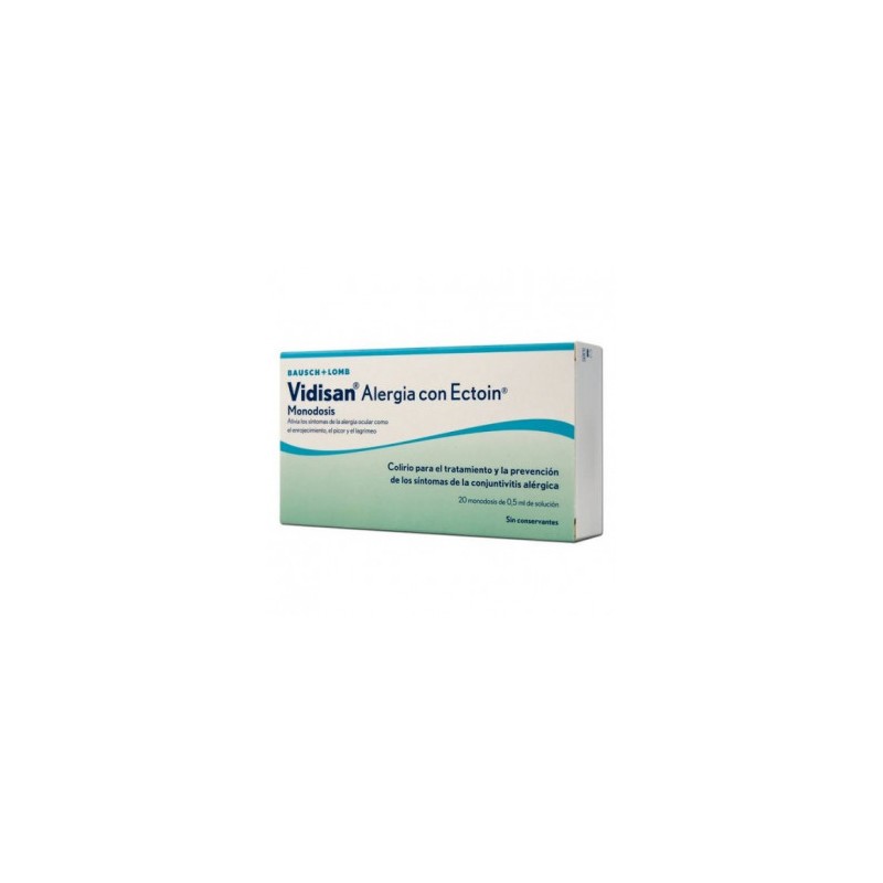 VIDISAN ALERGIA ECTOIN COLIRIO 20 MONOD VIDISAN ALERGIA ECTOIN COLIRIO 20 MONOD