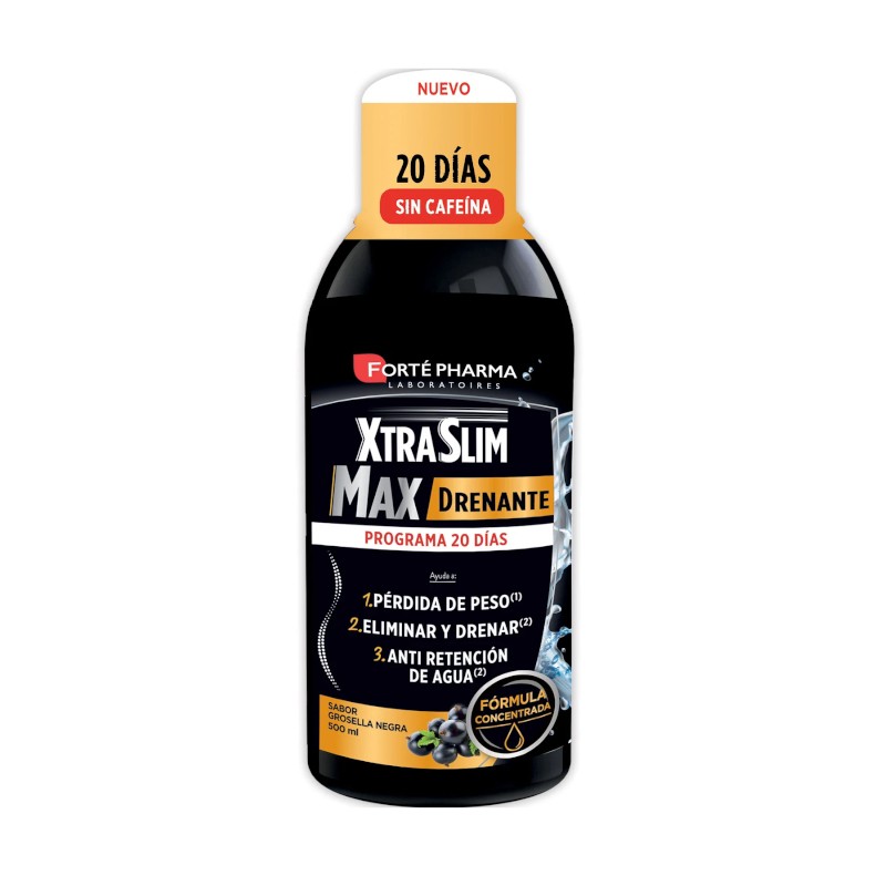 XTRASLIM MAX DRENANTE 500 ML SABOR GROSELLA NEGRA XTRASLIM MAX DRENANTE 500 ML SABOR GROSELLA NEGRA