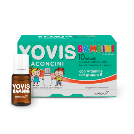  YOVIS KIDS 10 VIALES BEBIBLES 10 ML SABOR FRESA 