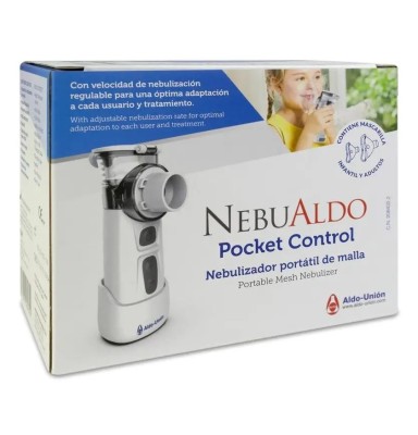 NEBULIZADOR PORTATIL DE MALLA NEBUALDO POCKET CONTROL 1 UNIDAD