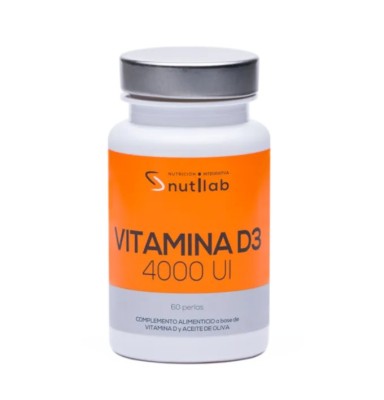 VITAMINA D3  60 PERLAS 4000 UI   NUTILAB