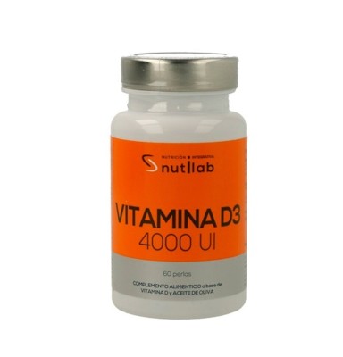 VITAMINA D3  60 PERLAS 4000 UI   NUTILAB