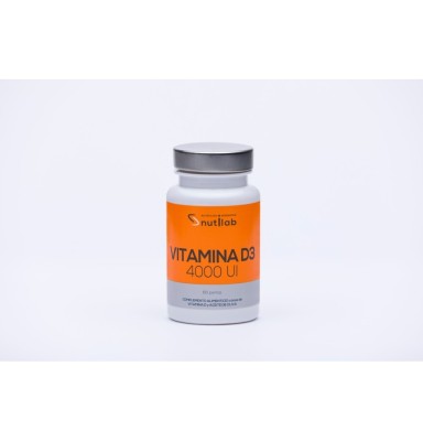 VITAMINA D3  60 PERLAS 4000 UI   NUTILAB