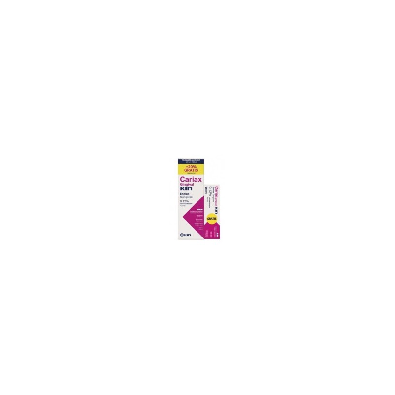 KIN CARIAX GINGIVAL 500+100 ML +PASTA 75 GRATIS