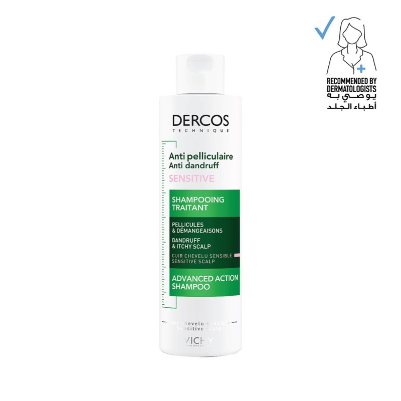 DERCOS CHAMPU  ANTICASPA SENSITIVE S/SULF 200 ML