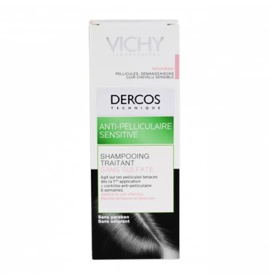 DERCOS CHAMPU  ANTICASPA SENSITIVE S/SULF 200 ML