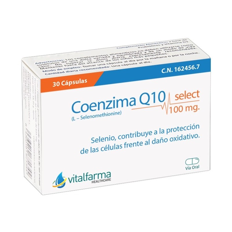 COENZIMA Q10 SELECT 100 MG 30 CAPSULAS