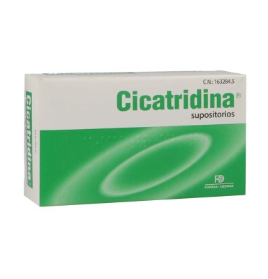 Supositorios Cicatridina 10 Unidades