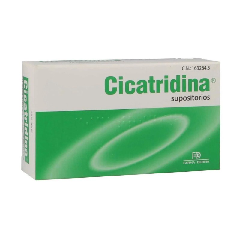 Supositorios Cicatridina 10 Unidades