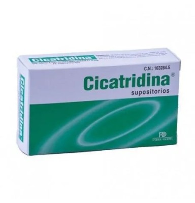 Supositorios Cicatridina 10 Unidades