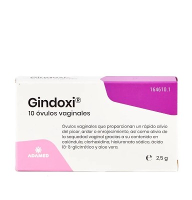 GINDOXI OVULOS VAGINALES 10 UDS