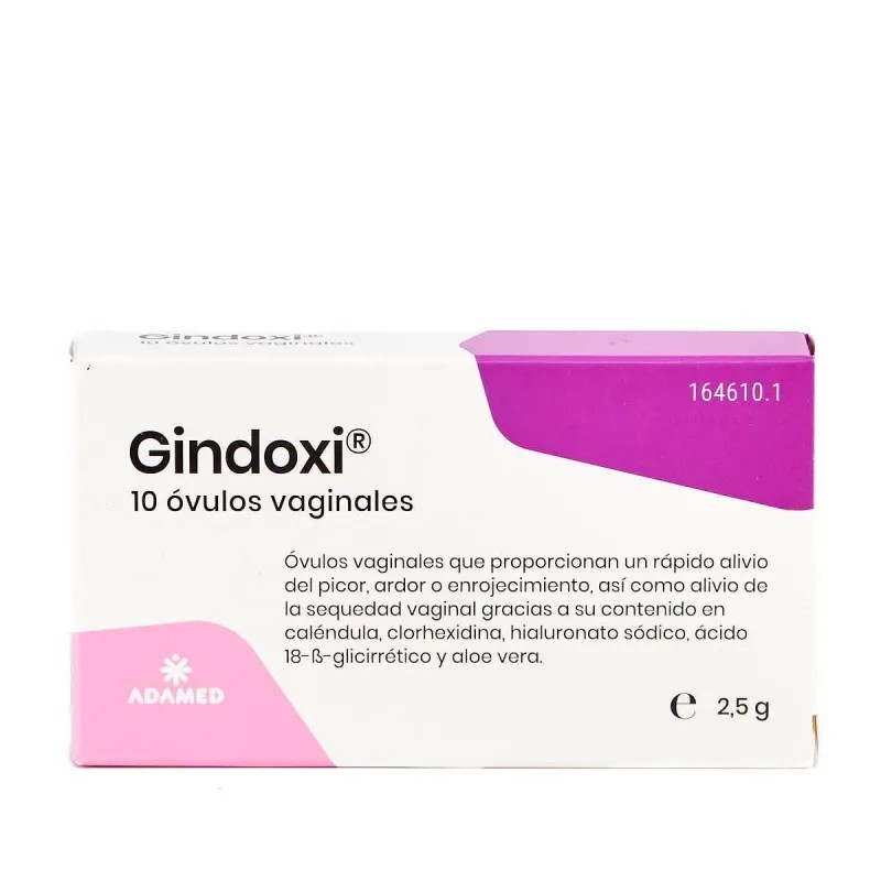 GINDOXI OVULOS VAGINALES 10 UDS