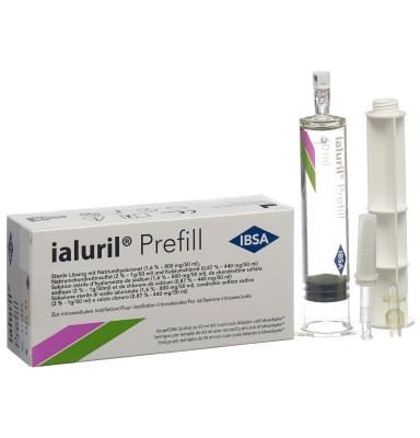 IALURIL PREFILL JERINGA PRECARGADA CON ADAPTADOR LUER LOCK Y IALUADAPTER 800 MG / 50 ML