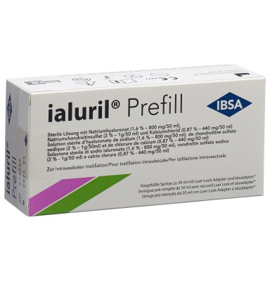 IALURIL PREFILL JERINGA PRECARGADA CON ADAPTADOR LUER LOCK Y IALUADAPTER 800 MG / 50 ML