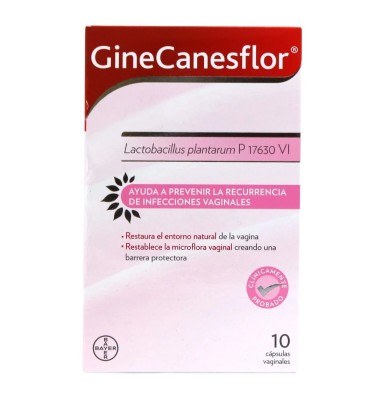 GINECANESFLOR VAGINAL 10 CAPS