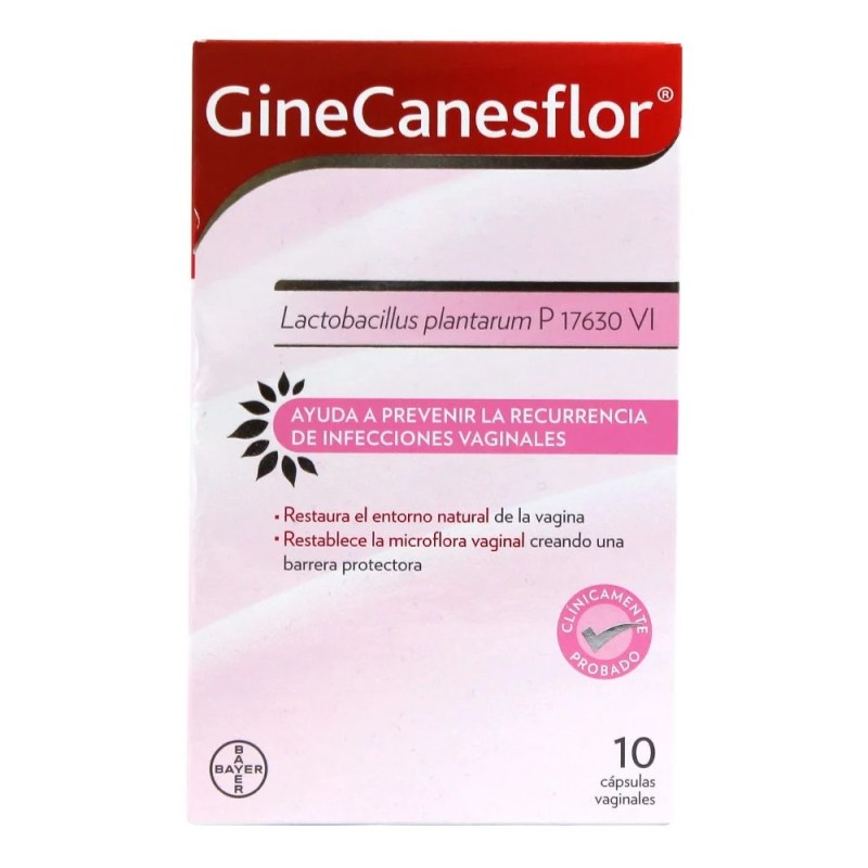 GINECANESFLOR VAGINAL 10 CAPS