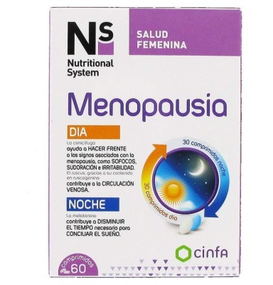 NS MENOPAUSIA DIA Y NOCHE 60 COMPRIMIDOS