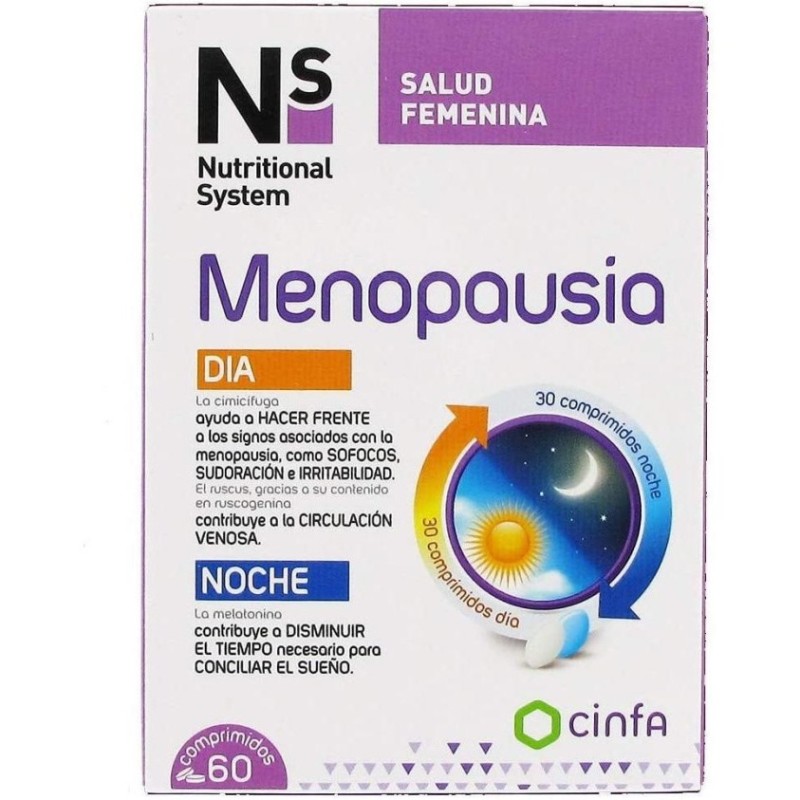 NS MENOPAUSIA DIA Y NOCHE 60 COMPRIMIDOS