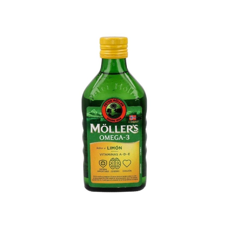 MOLLER´S ACEITE OMEGA 3 250 ML SABOR LIMON