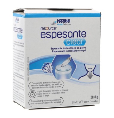 RESOURCE ESPESANTE CLEAR 24 SOBRES SABOR NEUTRO
