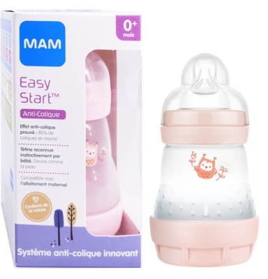 MAM Easy Start Biberón Anticolic 160 ml Rosa
