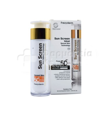 FREZYDERM VELVET SUNSCREEN FACIAL SPF50+ 50 ML