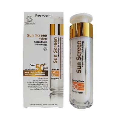 FREZYDERM VELVET SUNSCREEN FACIAL SPF50+ 50 ML