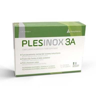 PLESINOX 3A 30 CAPSULAS