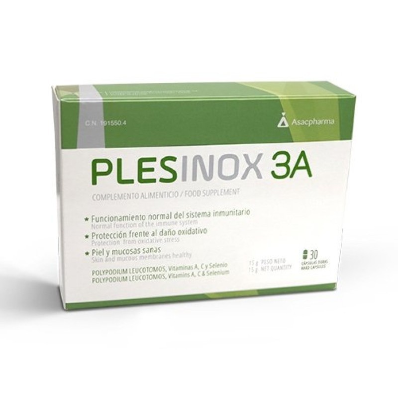 PLESINOX 3A 30 CAPSULAS