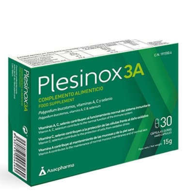 PLESINOX 3A 30 CAPSULAS